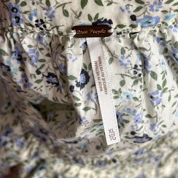 Free People Women's Petunia Mini Dress, Tea Combo, Floral - Picture 12 of 13